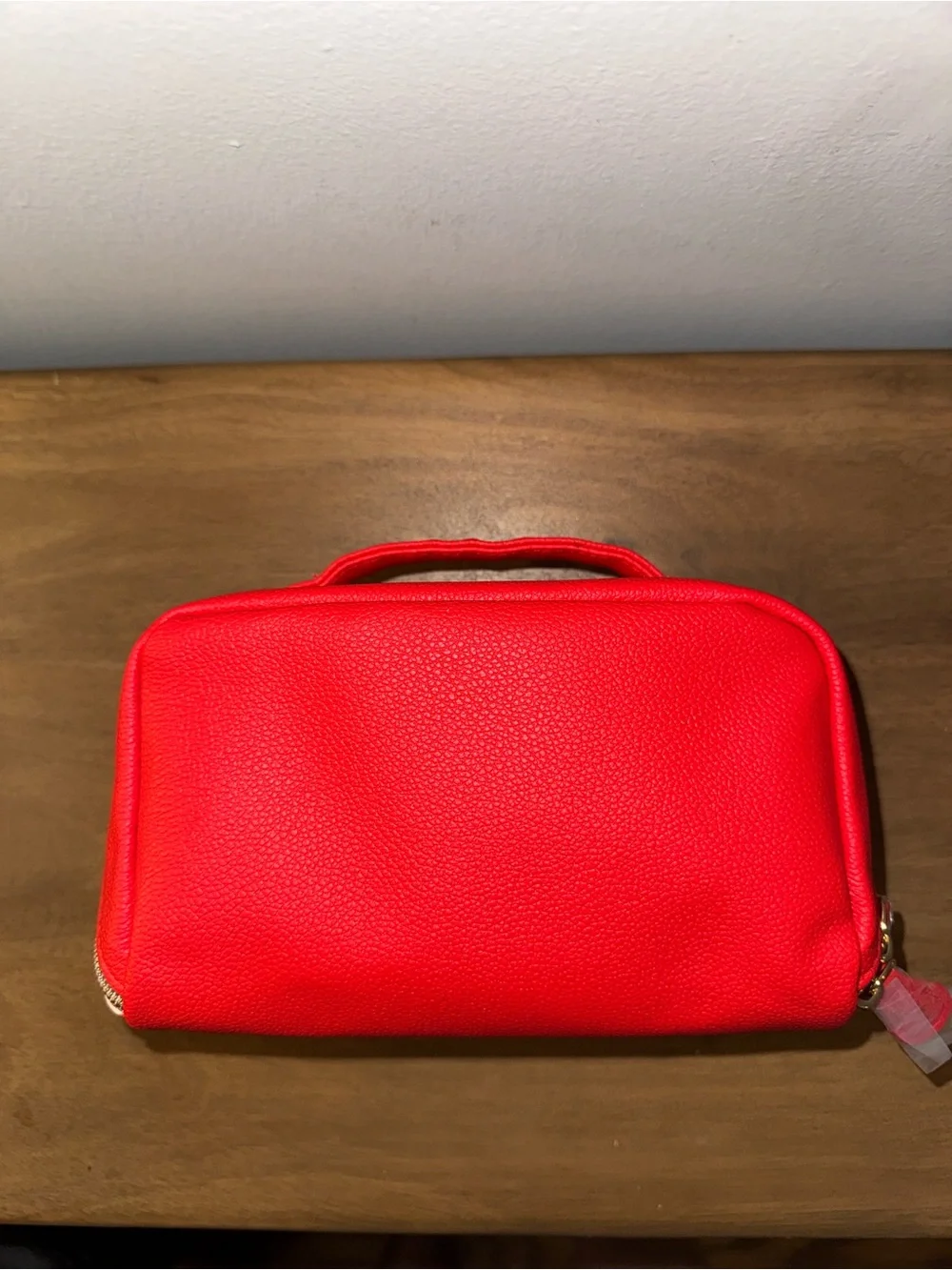 Shiseido Red and White Stripe Cosmetic Pouch